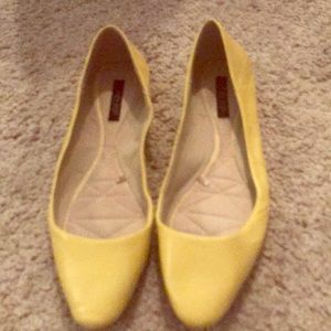 Zara yellow ballerinas